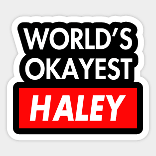 Haley Sticker